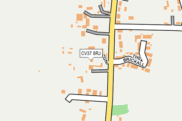CV37 8RJ map - OS OpenMap – Local (Ordnance Survey) CV37 8RJ map - OS OpenMap – Local (Ordnance Survey)