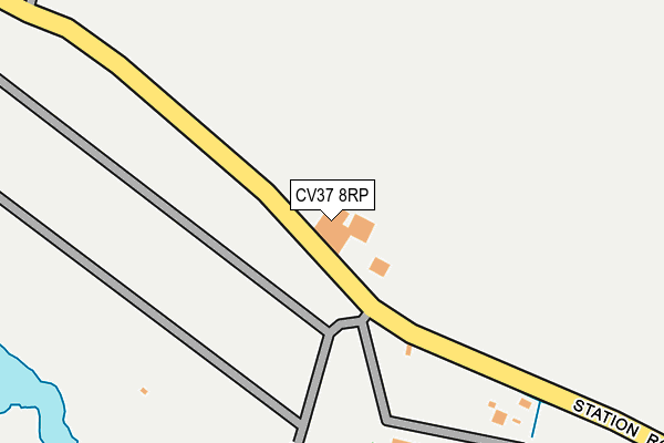 CV37 8RP map - OS OpenMap – Local (Ordnance Survey) CV37 8RP map - OS OpenMap – Local (Ordnance Survey)