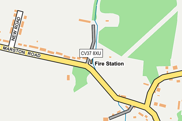 CV37 8XU map - OS OpenMap – Local (Ordnance Survey) CV37 8XU map - OS OpenMap – Local (Ordnance Survey)