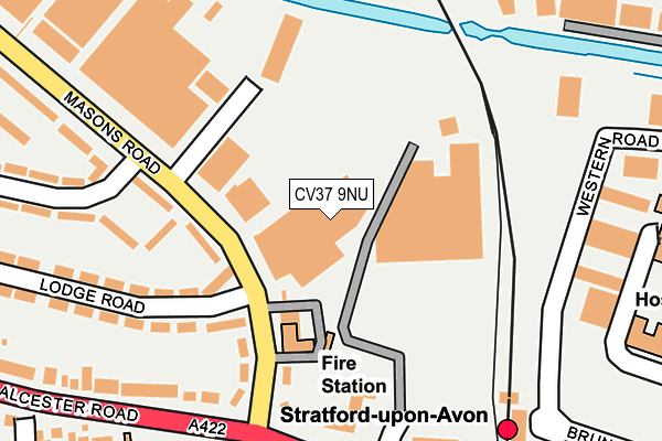 CV37 9NU map - OS OpenMap – Local (Ordnance Survey) CV37 9NU map - OS OpenMap – Local (Ordnance Survey)