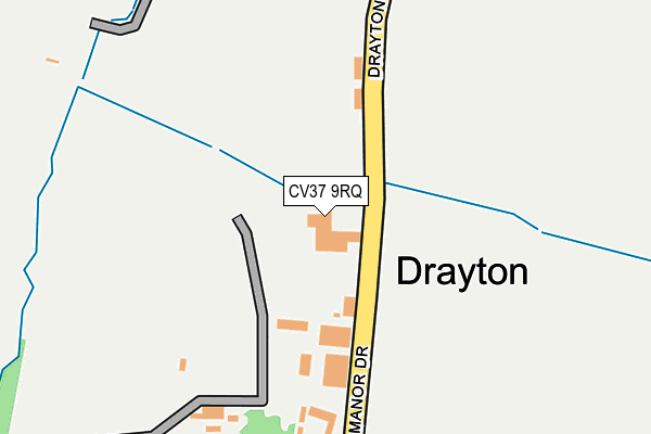 CV37 9RQ map - OS OpenMap – Local (Ordnance Survey) CV37 9RQ map - OS OpenMap – Local (Ordnance Survey)