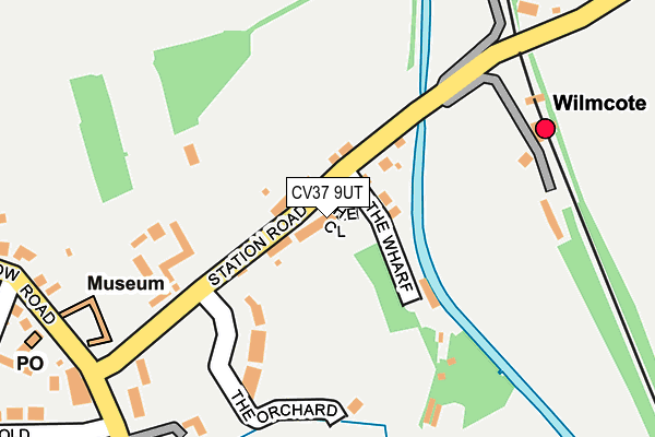 CV37 9UT map - OS OpenMap – Local (Ordnance Survey) CV37 9UT map - OS OpenMap – Local (Ordnance Survey)