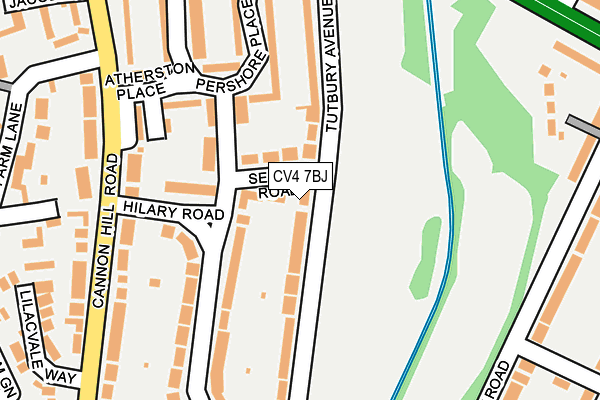 CV4 7BJ map - OS OpenMap – Local (Ordnance Survey) CV4 7BJ map - OS OpenMap – Local (Ordnance Survey)