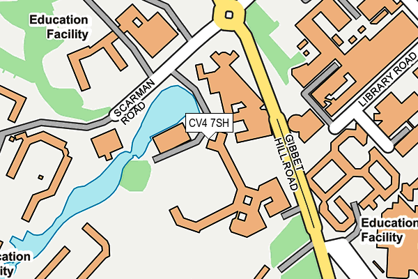 CV4 7SH map - OS OpenMap – Local (Ordnance Survey) CV4 7SH map - OS OpenMap – Local (Ordnance Survey)