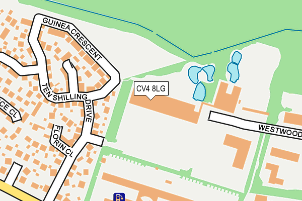 CV4 8LG map - OS OpenMap – Local (Ordnance Survey) CV4 8LG map - OS OpenMap – Local (Ordnance Survey)