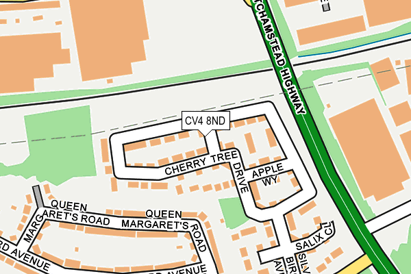 CV4 8ND map - OS OpenMap – Local (Ordnance Survey) CV4 8ND map - OS OpenMap – Local (Ordnance Survey)