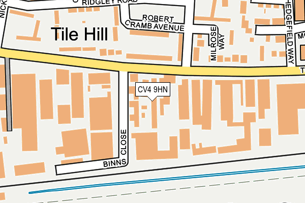 CV4 9HN map - OS OpenMap – Local (Ordnance Survey) CV4 9HN map - OS OpenMap – Local (Ordnance Survey)