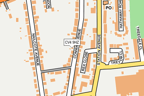 CV4 9HZ map - OS OpenMap – Local (Ordnance Survey) CV4 9HZ map - OS OpenMap – Local (Ordnance Survey)