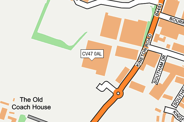 CV47 0AL map - OS OpenMap – Local (Ordnance Survey) CV47 0AL map - OS OpenMap – Local (Ordnance Survey)