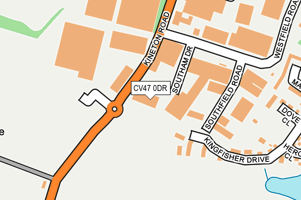 CV47 0DR map - OS OpenMap – Local (Ordnance Survey) CV47 0DR map - OS OpenMap – Local (Ordnance Survey)