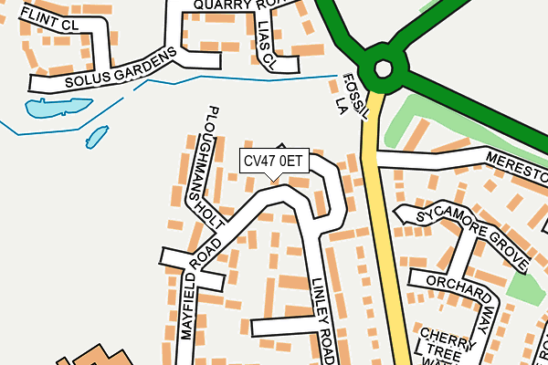 CV47 0ET map - OS OpenMap – Local (Ordnance Survey) CV47 0ET map - OS OpenMap – Local (Ordnance Survey)