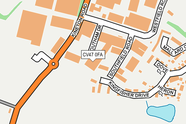 CV47 0FA map - OS OpenMap – Local (Ordnance Survey) CV47 0FA map - OS OpenMap – Local (Ordnance Survey)