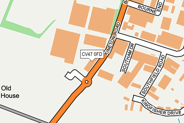CV47 0FD map - OS OpenMap – Local (Ordnance Survey) CV47 0FD map - OS OpenMap – Local (Ordnance Survey)