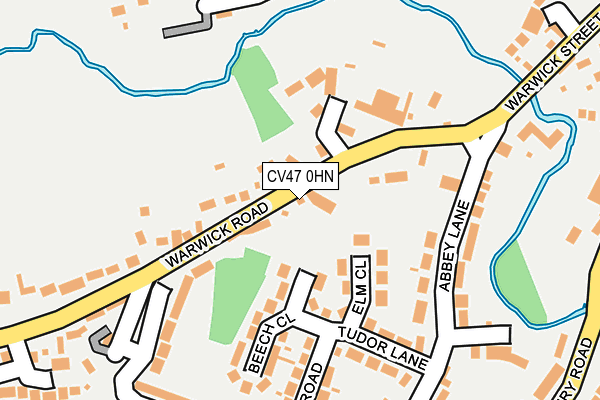 CV47 0HN map - OS OpenMap – Local (Ordnance Survey) CV47 0HN map - OS OpenMap – Local (Ordnance Survey)