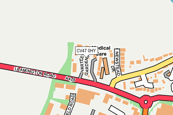 CV47 0HY map - OS OpenMap – Local (Ordnance Survey) CV47 0HY map - OS OpenMap – Local (Ordnance Survey)