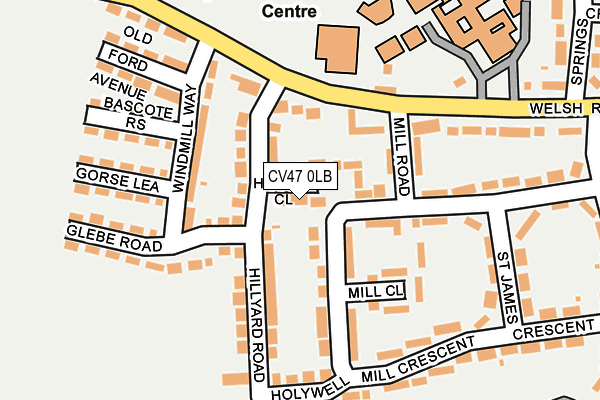 CV47 0LB map - OS OpenMap – Local (Ordnance Survey) CV47 0LB map - OS OpenMap – Local (Ordnance Survey)