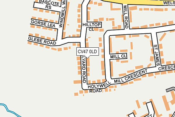 CV47 0LD map - OS OpenMap – Local (Ordnance Survey) CV47 0LD map - OS OpenMap – Local (Ordnance Survey)