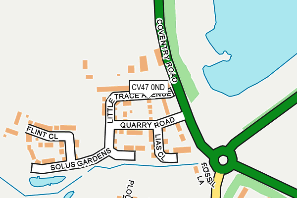 CV47 0ND map - OS OpenMap – Local (Ordnance Survey) CV47 0ND map - OS OpenMap – Local (Ordnance Survey)