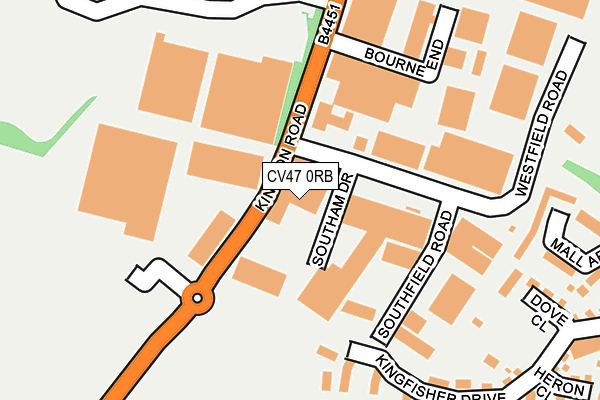 CV47 0RB map - OS OpenMap – Local (Ordnance Survey) CV47 0RB map - OS OpenMap – Local (Ordnance Survey)