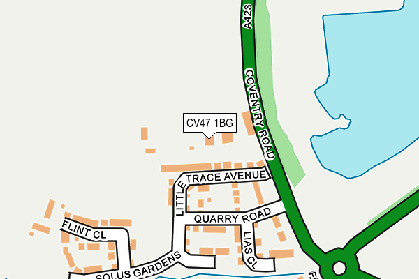 CV47 1BG map - OS OpenMap – Local (Ordnance Survey) CV47 1BG map - OS OpenMap – Local (Ordnance Survey)