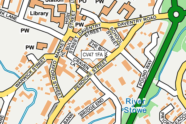 CV47 1FA map - OS OpenMap – Local (Ordnance Survey) CV47 1FA map - OS OpenMap – Local (Ordnance Survey)