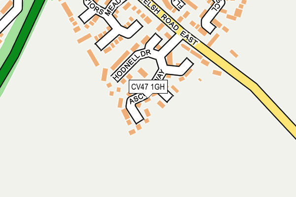 CV47 1GH map - OS OpenMap – Local (Ordnance Survey) CV47 1GH map - OS OpenMap – Local (Ordnance Survey)
