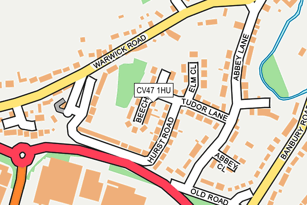 CV47 1HU map - OS OpenMap – Local (Ordnance Survey) CV47 1HU map - OS OpenMap – Local (Ordnance Survey)