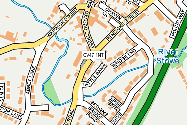 CV47 1NT map - OS OpenMap – Local (Ordnance Survey) CV47 1NT map - OS OpenMap – Local (Ordnance Survey)