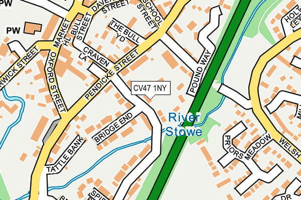 CV47 1NY map - OS OpenMap – Local (Ordnance Survey) CV47 1NY map - OS OpenMap – Local (Ordnance Survey)