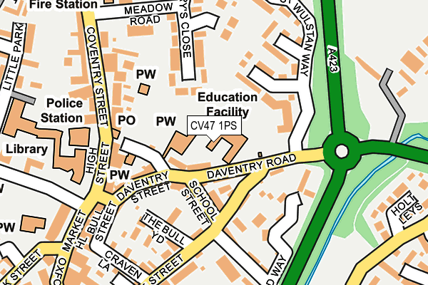 CV47 1PS map - OS OpenMap – Local (Ordnance Survey) CV47 1PS map - OS OpenMap – Local (Ordnance Survey)