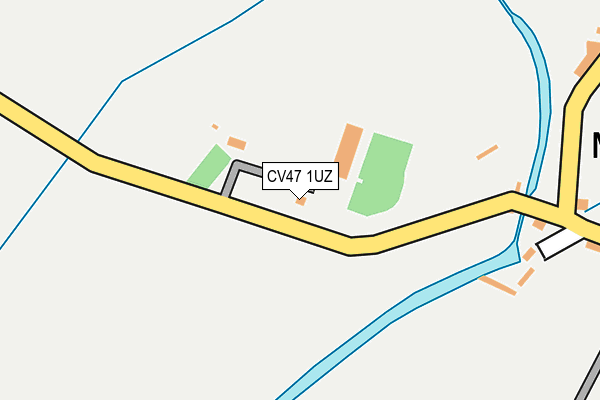 CV47 1UZ map - OS OpenMap – Local (Ordnance Survey) CV47 1UZ map - OS OpenMap – Local (Ordnance Survey)