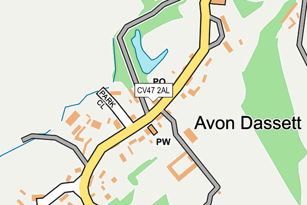 CV47 2AL map - OS OpenMap – Local (Ordnance Survey) CV47 2AL map - OS OpenMap – Local (Ordnance Survey)