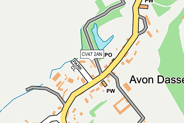 CV47 2AN map - OS OpenMap – Local (Ordnance Survey) CV47 2AN map - OS OpenMap – Local (Ordnance Survey)