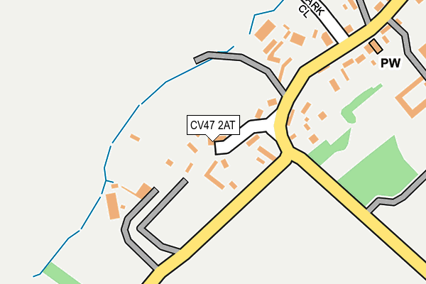 CV47 2AT map - OS OpenMap – Local (Ordnance Survey) CV47 2AT map - OS OpenMap – Local (Ordnance Survey)