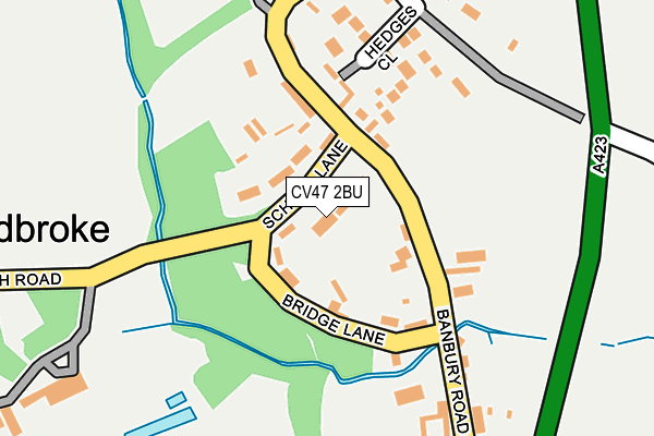 CV47 2BU map - OS OpenMap – Local (Ordnance Survey) CV47 2BU map - OS OpenMap – Local (Ordnance Survey)