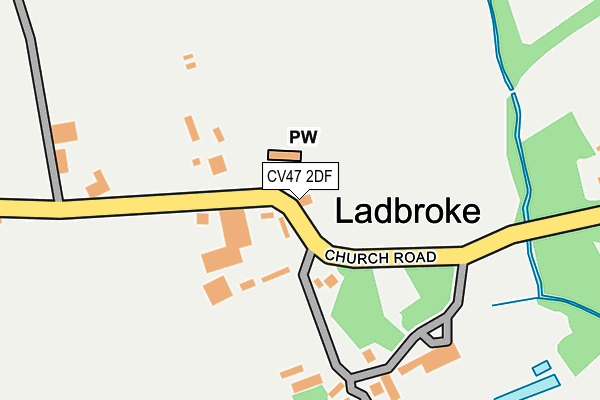 CV47 2DF map - OS OpenMap – Local (Ordnance Survey) CV47 2DF map - OS OpenMap – Local (Ordnance Survey)