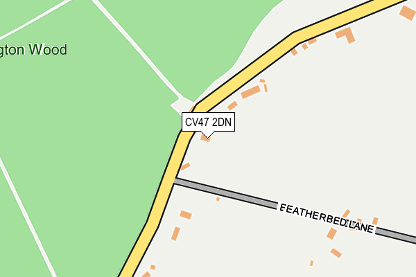 CV47 2DN map - OS OpenMap – Local (Ordnance Survey) CV47 2DN map - OS OpenMap – Local (Ordnance Survey)