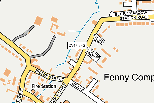 CV47 2FS map - OS OpenMap – Local (Ordnance Survey) CV47 2FS map - OS OpenMap – Local (Ordnance Survey)