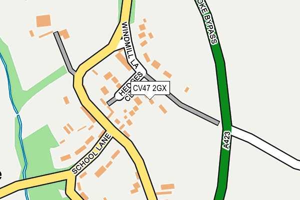 CV47 2GX map - OS OpenMap – Local (Ordnance Survey) CV47 2GX map - OS OpenMap – Local (Ordnance Survey)