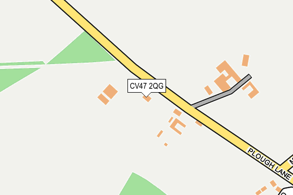 CV47 2QG map - OS OpenMap – Local (Ordnance Survey) CV47 2QG map - OS OpenMap – Local (Ordnance Survey)