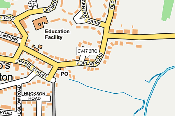 CV47 2RQ map - OS OpenMap – Local (Ordnance Survey) CV47 2RQ map - OS OpenMap – Local (Ordnance Survey)