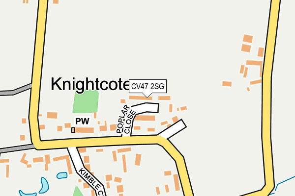 CV47 2SG map - OS OpenMap – Local (Ordnance Survey) CV47 2SG map - OS OpenMap – Local (Ordnance Survey)