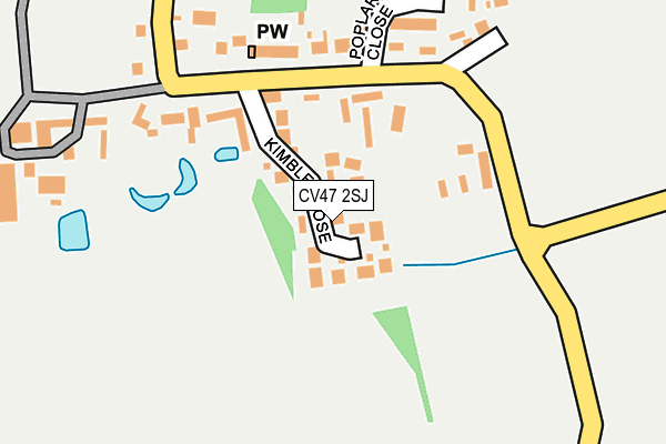 CV47 2SJ map - OS OpenMap – Local (Ordnance Survey) CV47 2SJ map - OS OpenMap – Local (Ordnance Survey)