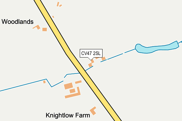 CV47 2SL map - OS OpenMap – Local (Ordnance Survey) CV47 2SL map - OS OpenMap – Local (Ordnance Survey)