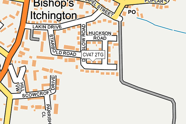 CV47 2TG map - OS OpenMap – Local (Ordnance Survey) CV47 2TG map - OS OpenMap – Local (Ordnance Survey)