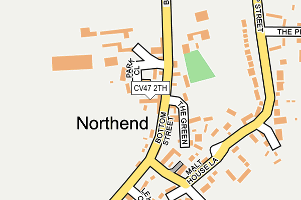 CV47 2TH map - OS OpenMap – Local (Ordnance Survey) CV47 2TH map - OS OpenMap – Local (Ordnance Survey)