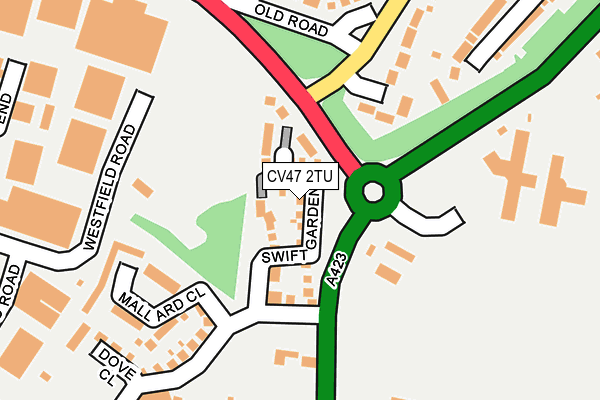 CV47 2TU map - OS OpenMap – Local (Ordnance Survey) CV47 2TU map - OS OpenMap – Local (Ordnance Survey)