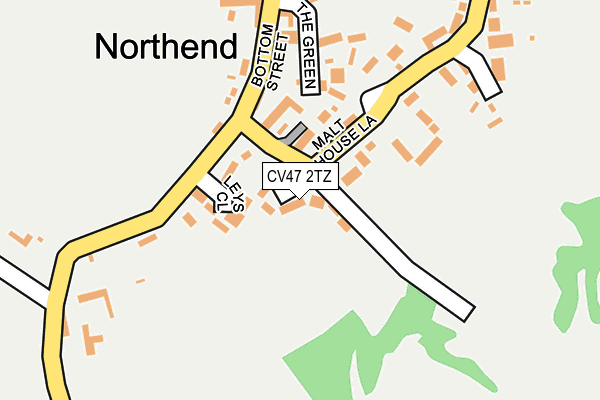 CV47 2TZ map - OS OpenMap – Local (Ordnance Survey) CV47 2TZ map - OS OpenMap – Local (Ordnance Survey)