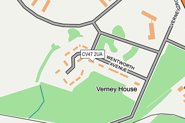CV47 2UA map - OS OpenMap – Local (Ordnance Survey) CV47 2UA map - OS OpenMap – Local (Ordnance Survey)
