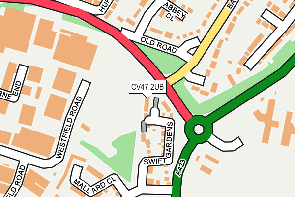 CV47 2UB map - OS OpenMap – Local (Ordnance Survey) CV47 2UB map - OS OpenMap – Local (Ordnance Survey)